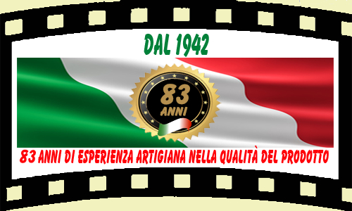 Dal 1942 esperienza artigiana nella qualità del prodotto