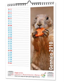 Calendari personalizzati da muro con spirale e gancio